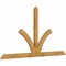 Ekena Millwork Richland Rough Sawn Timber Gable Bracket, Western Red Cedar, 84"W x 45"H x 2"D x 4"F, 13/12 Pitch GBW084X45X0204RIC00RWR - alternate 2